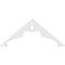 Ekena Millwork Pitch Heath Architectural Grade PVC Gable Pediment, 36"W x 15"H x 1"P (10/12) GPP036X015X100HEA - alternate 2